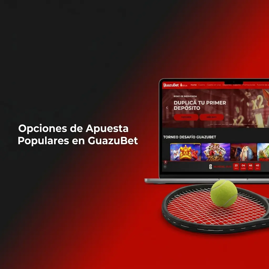 Opciones de apuesta en GuazuBet: en vivo, prematch, multi live, outrights y hándicap para todo estilo de juego.